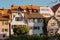 Old national German town house in Bietigheim-Bissingen, Baden-Wuerttemberg, Germany, Europe. Old Town is full of