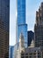 Old and New Chicago Illinois Tall Tower Architecture, USA