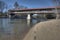 Old new england covered bridge