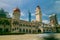 Old and new icon of the malaysian capital. The clock tower of Sultan Abdul Samad Building