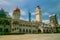 Old and new icon of the malaysian capital. The clock tower of Sultan Abdul Samad Building