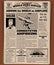 Old newspaper, vintage newsprint vector template