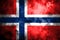 Old Norway grunge background flag