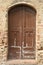 Old obsolete vintage door