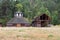 Old octagonal dairy barn in Fintry Provincial Park