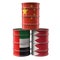 Old Oil Drums with United Arab Emiratest, Bahrain and China national flags.