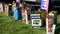 Old Oil jars cans at Farming Trade stalls at Shanes Castle Day Steam Rally 1 May 2022