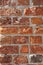 Old orange brickwork texture
