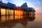 Old Orchard Beach pier at sunrise