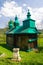An old Orthodox church in Szczawne, Beskid Niski Mountains, Poland.