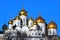 Old orthodox churches of Moscow Kremlin. Anninciation and Dormition churches