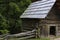 Old Outbuilding in Cades Cove Valley in The Tennessee Smoky Mountains