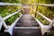 Old outdoor rusty staircase