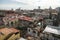 Old overcrowded apartment houses with balconies - dense living in overpopulated Napoli center, Italy