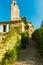 Old overgrown house at small typical town in Provence, France