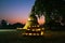 Old pagoda in the twilight time