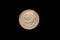 Old Pakistani Twenty Five Rupee Coin Isolated On Black