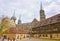 Old palace and Bamberg Cathedral in the Bamberg city center