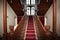 Old palace interior - wooden stairs