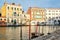 Old palaces and colorful buildings next to the Grand Canal in Venice