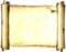 Old paper card, gold paper for writing, or background, illustration, scroll