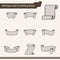 Old Paper Roll For Writing Word Icon - Vector