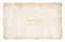 Old parchment paper sheet vintage aged or texture isolated on white background