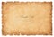 Old parchment paper sheet vintage aged or texture isolated on white background