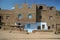 Old part (citadel) of desert town Mut in Dakhla oazis in Egypt, people still live here