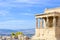 Old parthenon on Acropolis hill, Athens, Greece