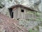 Old partisan bunker in the forest