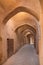 Old passage with traditional clay arches