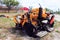 Old paver finisher machinery equipment