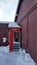 Old payphone in winter wonderland,RÃ¸ros