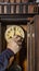 Old pendulum clock