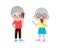 Old people couple with smartphone, elderly with Mobile, senior with gadgets, People with their smartphone,person on social network