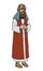 Old Pharisee Priest. Vector drawing