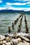 Old pier in Puerto Natales in Chile