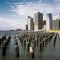 Old pier pylons.