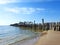 Old pier remains , Lithuania