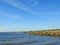 Old pier remains , Lithuania