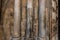 Old pillars of entrance to the Church left side of the Holy Sepulchre, also called the Church of the Resurrection or Church of the