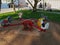 Old Playground Equipment at Paola City Park Square