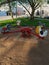 Old Playground Equipment at Paola City Park Square