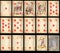 Old Poker Playing Cards - Diamonds