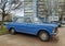 Old Polish classic sedan car Polski Fiat 125p parked