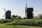 Old Polish windmills in Lednogora.