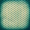 Old polka dot turquoise paper texture. Vintage grunge background