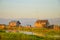 Old poor wooden houses near Inle Lake, Myanmar