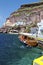 Old port of Fira at Santorini island